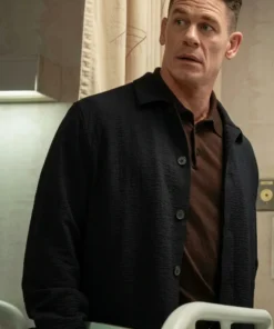 Little Brother 2026 John Cena Black Wool Jacket