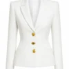 London 2026 Dua Lipa White Blazer
