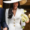London 2026 Dua Lipa White Blazer