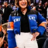 Mariska Hargitay Knicks vs. Cavaliers Game 2 Puffer Jacket