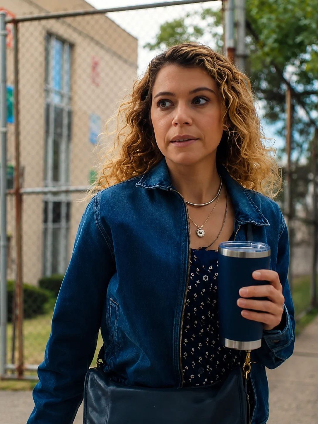Maximum Pleasure Guaranteed 2026 Tatiana Maslany Denim Jacket