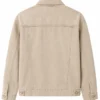Miles Gutierrez-Riley Off Campus Beige Jacket