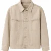 Miles Gutierrez-Riley Off Campus Beige Jacket