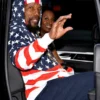 Mr. T American Flag Print Hoodie Philadelphia FAN EXPO