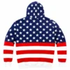 Mr. T American Flag Print Hoodie Philadelphia FAN EXPO