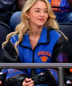 NBA Finals Game 4 Sydney Sweeney Knicks Jacket