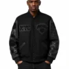New York Knicks Nike Black 2026 Champions Jacket