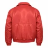 Nick Jonas NYC 2026 Red Bomber Jacket