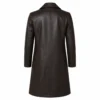 Nicolas Cage Spider Noir Brown Leather Coat