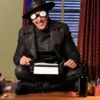 Nicolas Cage Spider Noir Brown Leather Coat