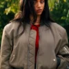 Not Suitable for Work Avantika Olive Bomber Jacket