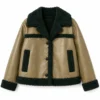 Off Campus 2026 Mika Abdalla Shearling Aviator Jacket