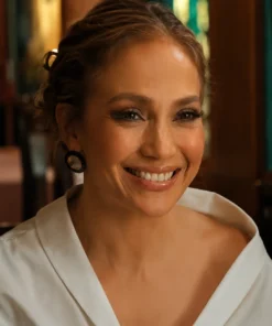 Office Romance 2026 Jennifer Lopez White Blouse
