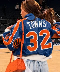 Playoff Game 2026 Jordyn Woods Knicks Jacket