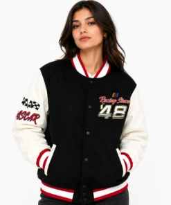 Racing Team NASCAR Varsity Wool Jacket
