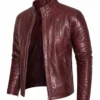 Ride Along Kevin Hart Maroon Leather Jacket
