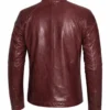Ride Along Kevin Hart Maroon Leather Jacket