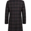 Robbie Robertson Spider Noir S01 Wool Plaid Coat