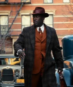 Robbie Robertson Spider Noir S01 Wool Plaid Coat