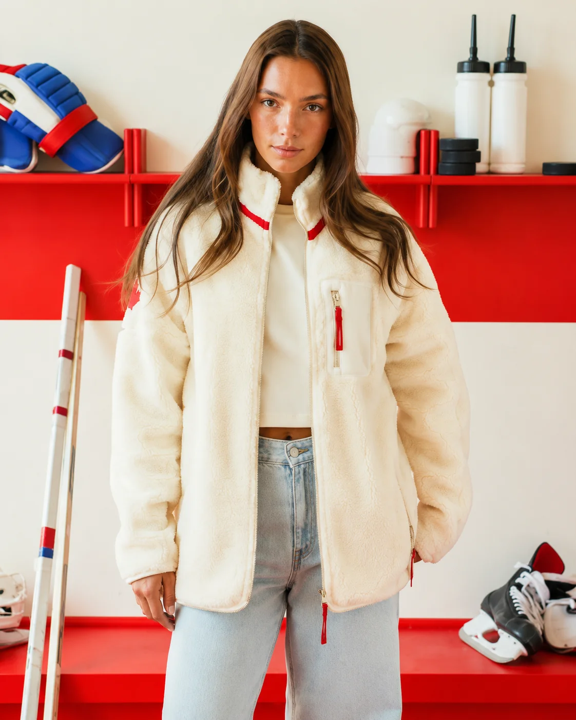 Shane Hollander Faux Sherpa Jacket