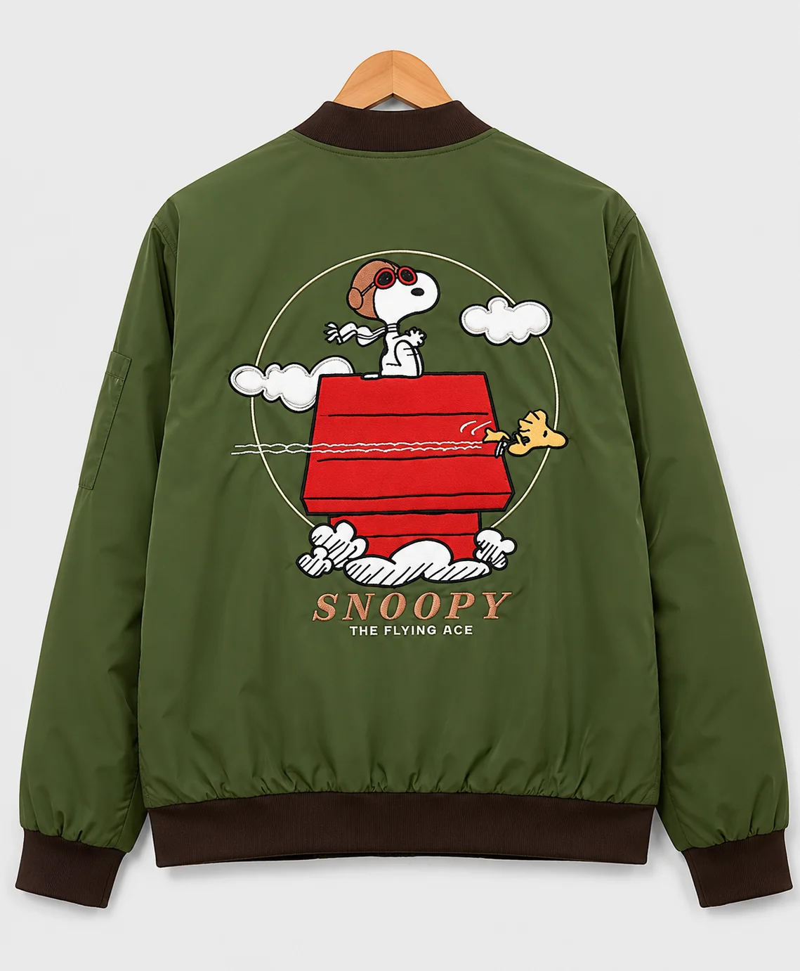 Snoopy Flying Ace Peanuts Bomber Jacket