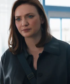 The Fortune 2026 Eleanor Tomlinson Collared Leather Jacket