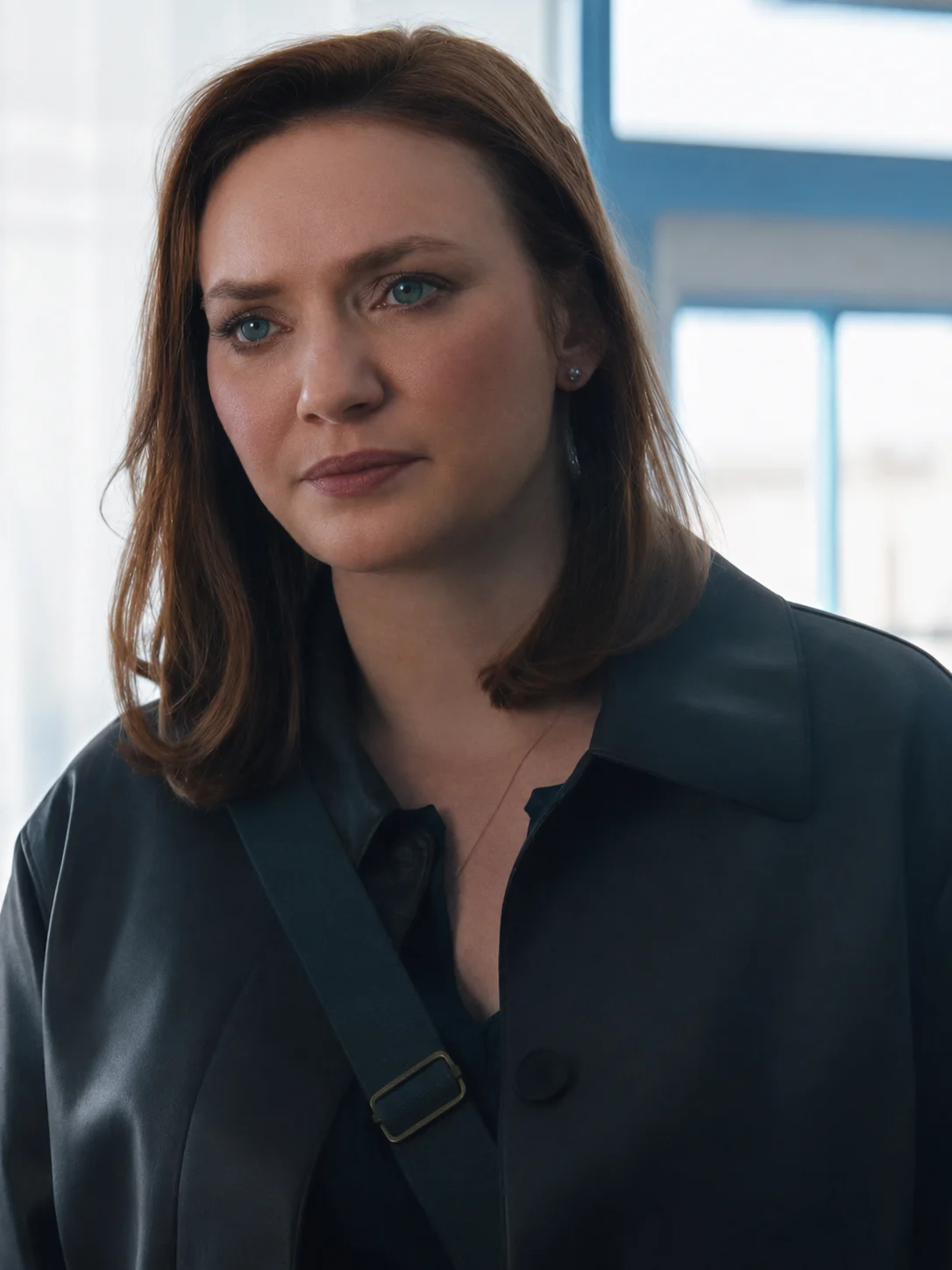 The Fortune 2026 Eleanor Tomlinson Collared Leather Jacket