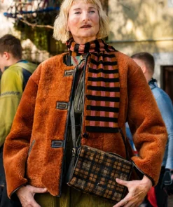 The Four Seasons Season 2 Kerri Kenney Fur Reversible Jacket