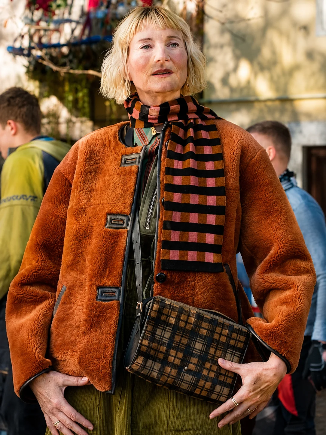 The Four Seasons Season 2 Kerri Kenney Fur Reversible Jacket