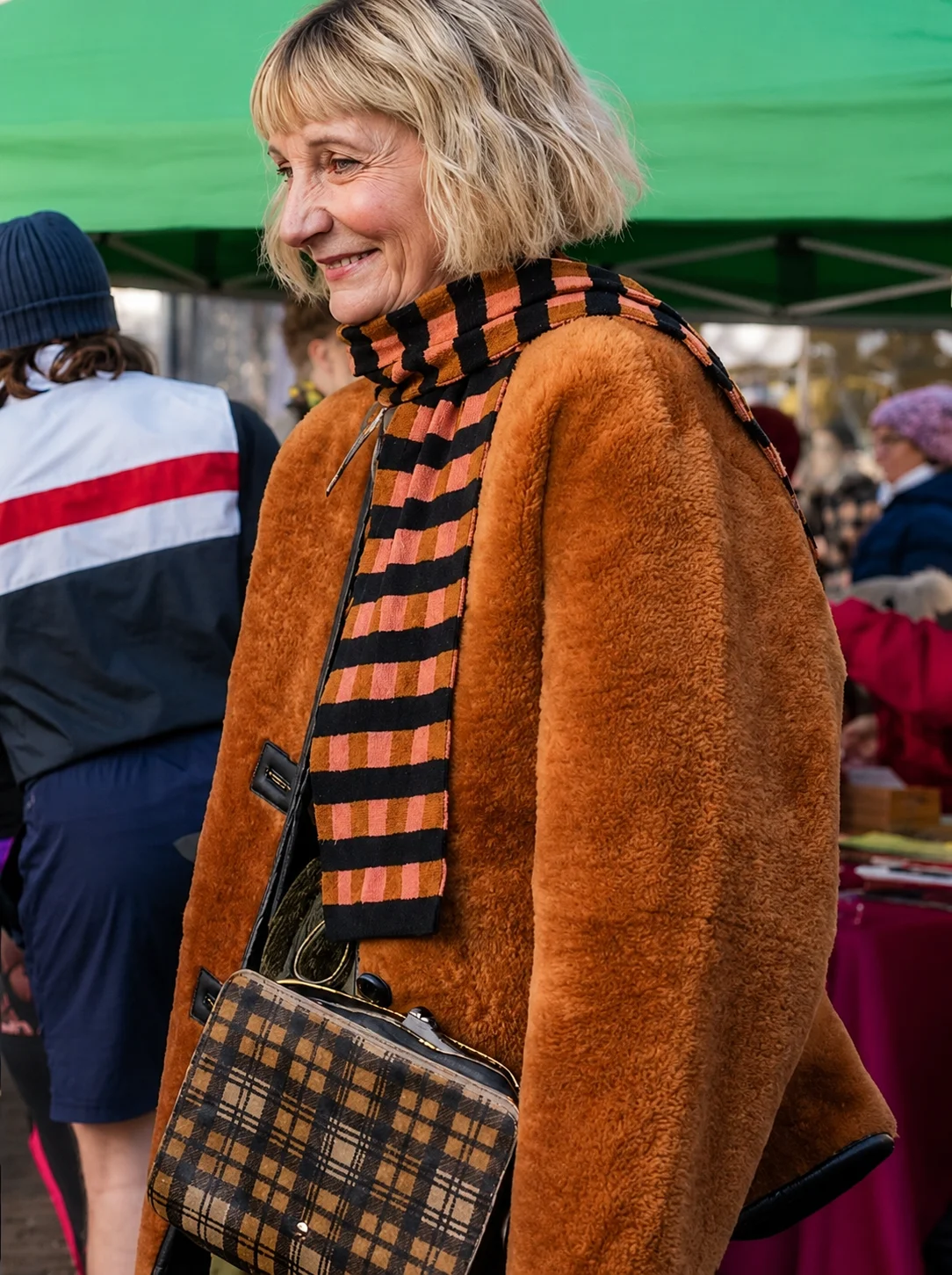 The Four Seasons Season 2 Kerri Kenney Fur Reversible Jacket