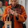 The Four Seasons Season 2 Kerri Kenney Fur Reversible Jacket