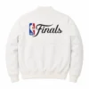 The View 2026 Sunny Hostin NBA Finals White Varsity Jacket