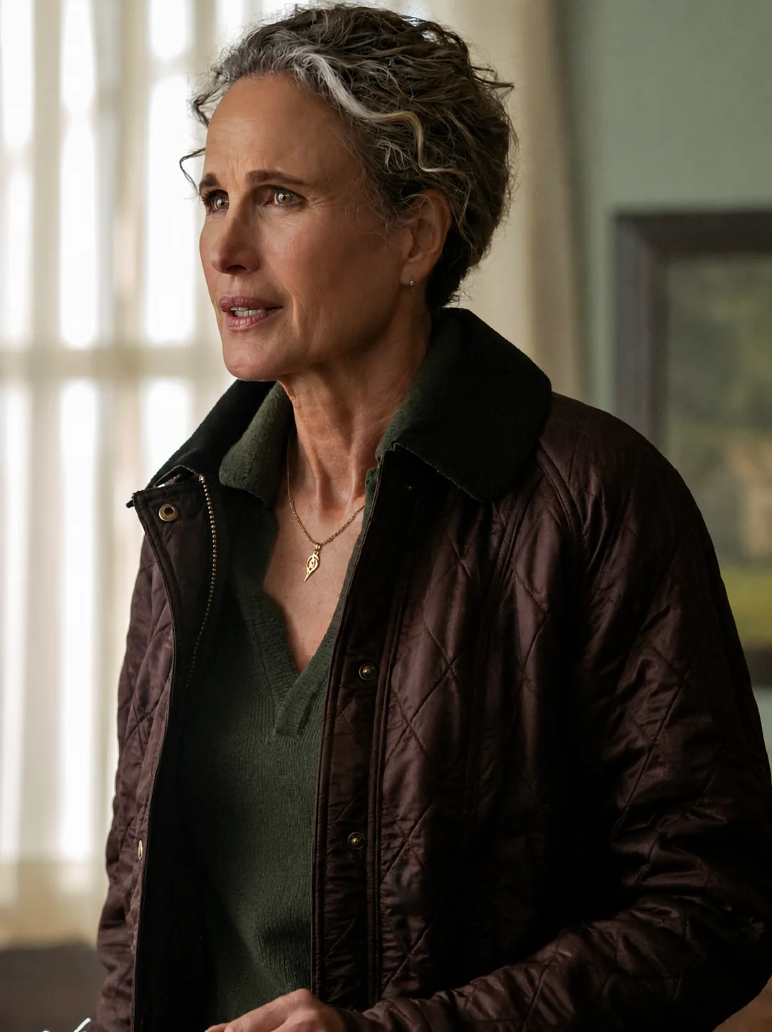 The Way Home Season 4 Del Landry Quilted Jacket
