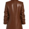 The Young and the Restless 2026 Sharon Case Brown Leather Blazer