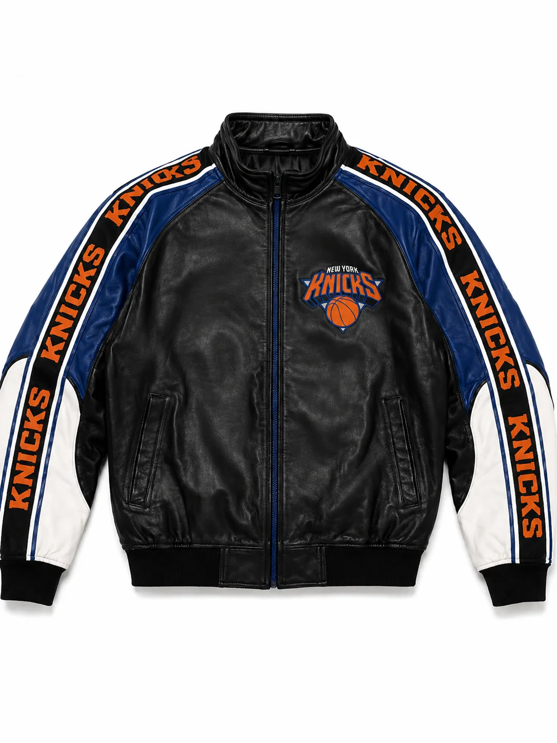 Timothée Chalamet Knicks vs Cavaliers Gameday Leather Jacket