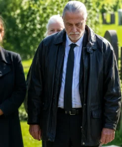 Unforgivable David Threlfall Leather Jacket