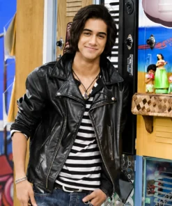 Victorious Beck Oliver Black Leather Jacket