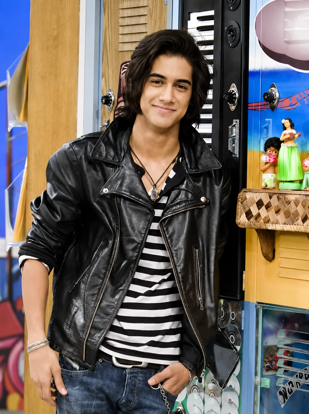 Victorious Beck Oliver Black Leather Jacket