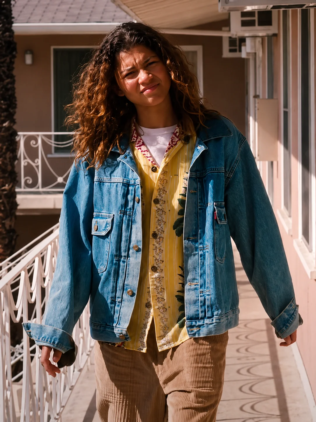 Zendaya Euphoria Season 3 Denim Jacket