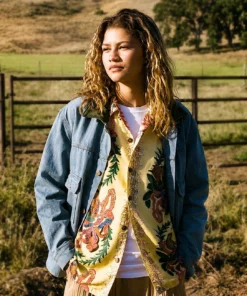 Zendaya Euphoria Season 3 Denim Jacket