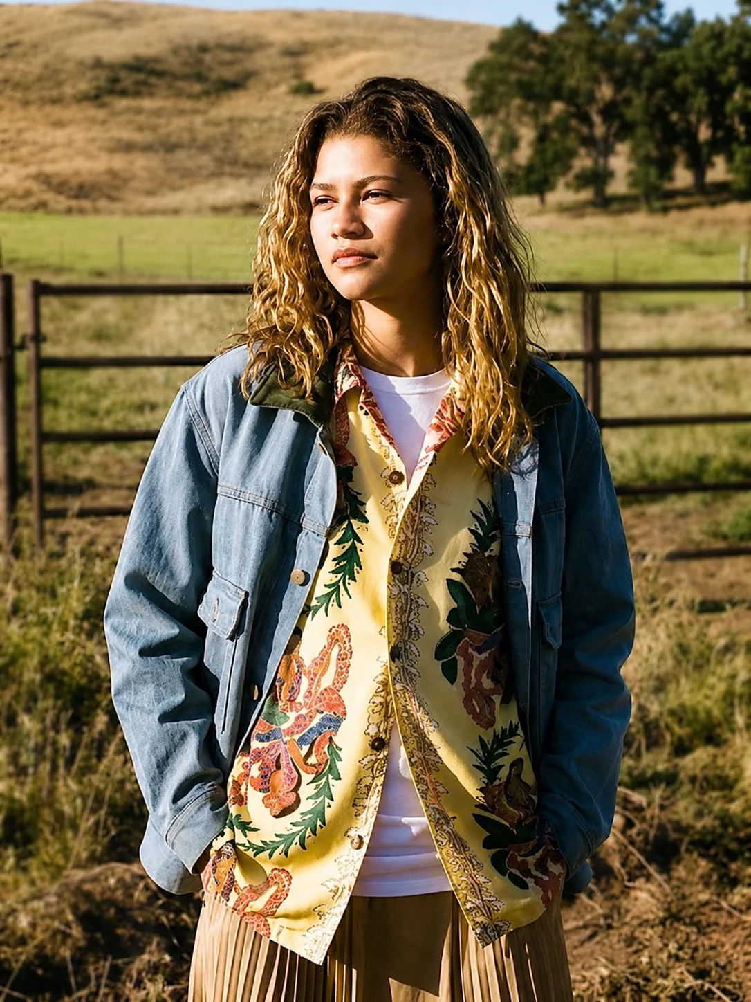 Zendaya Euphoria Season 3 Denim Jacket