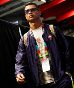 2026 FIFA Cristiano Ronaldo Team Portugal Purple Jacket