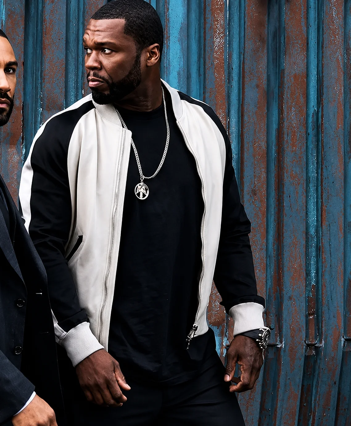 50 Cent Black And White Jacket