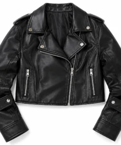 Amy Kenyon Finding Emily 2026 Black Leather Jacket