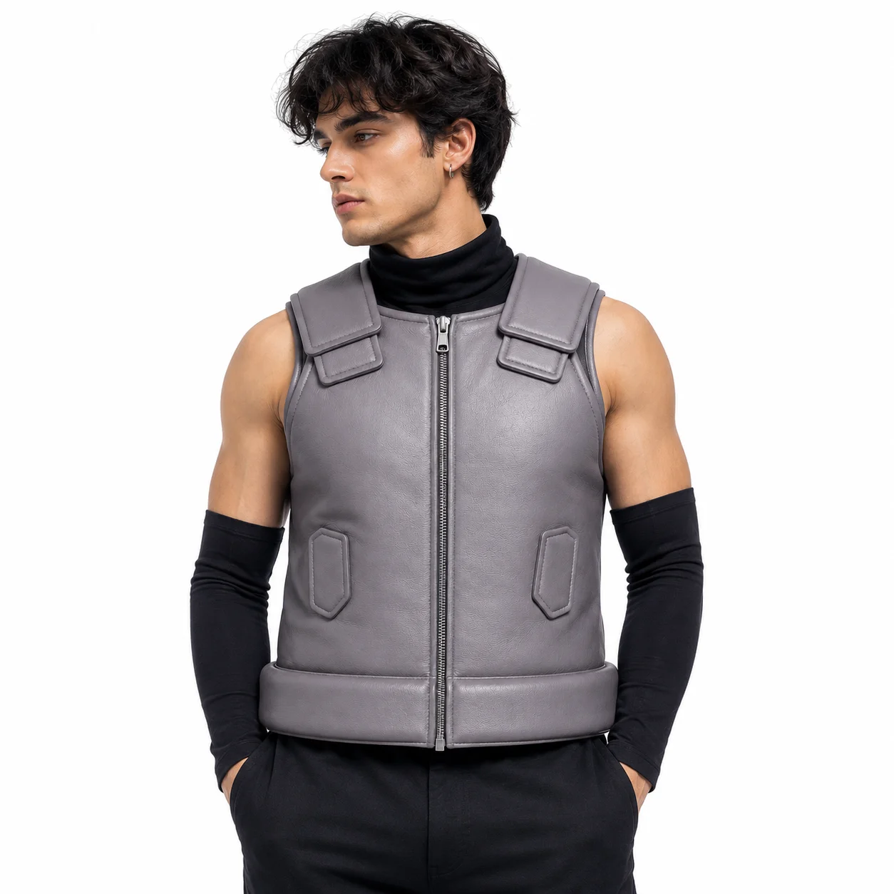 Anbu Inspired Leather Cosplay Vest