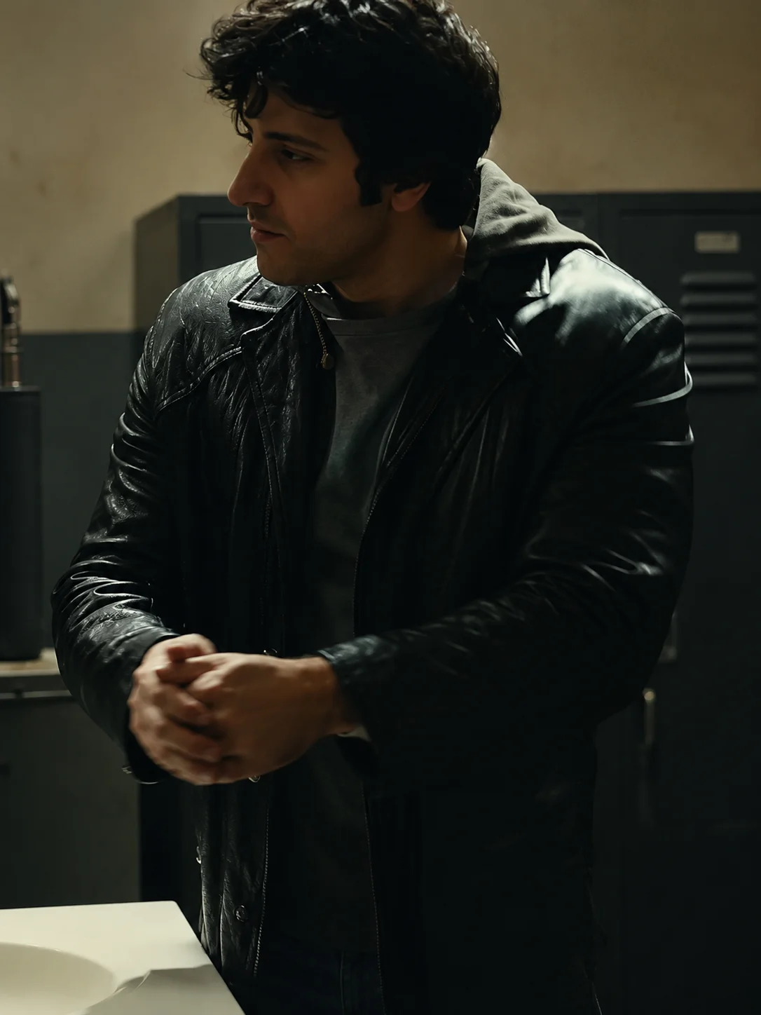 Anthony Ippolito I Play Rocky 2026 Black Leather Blazer