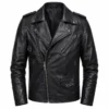 Antonio Banderas Black Leather Jacket