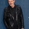 Antonio Banderas Black Leather Jacket