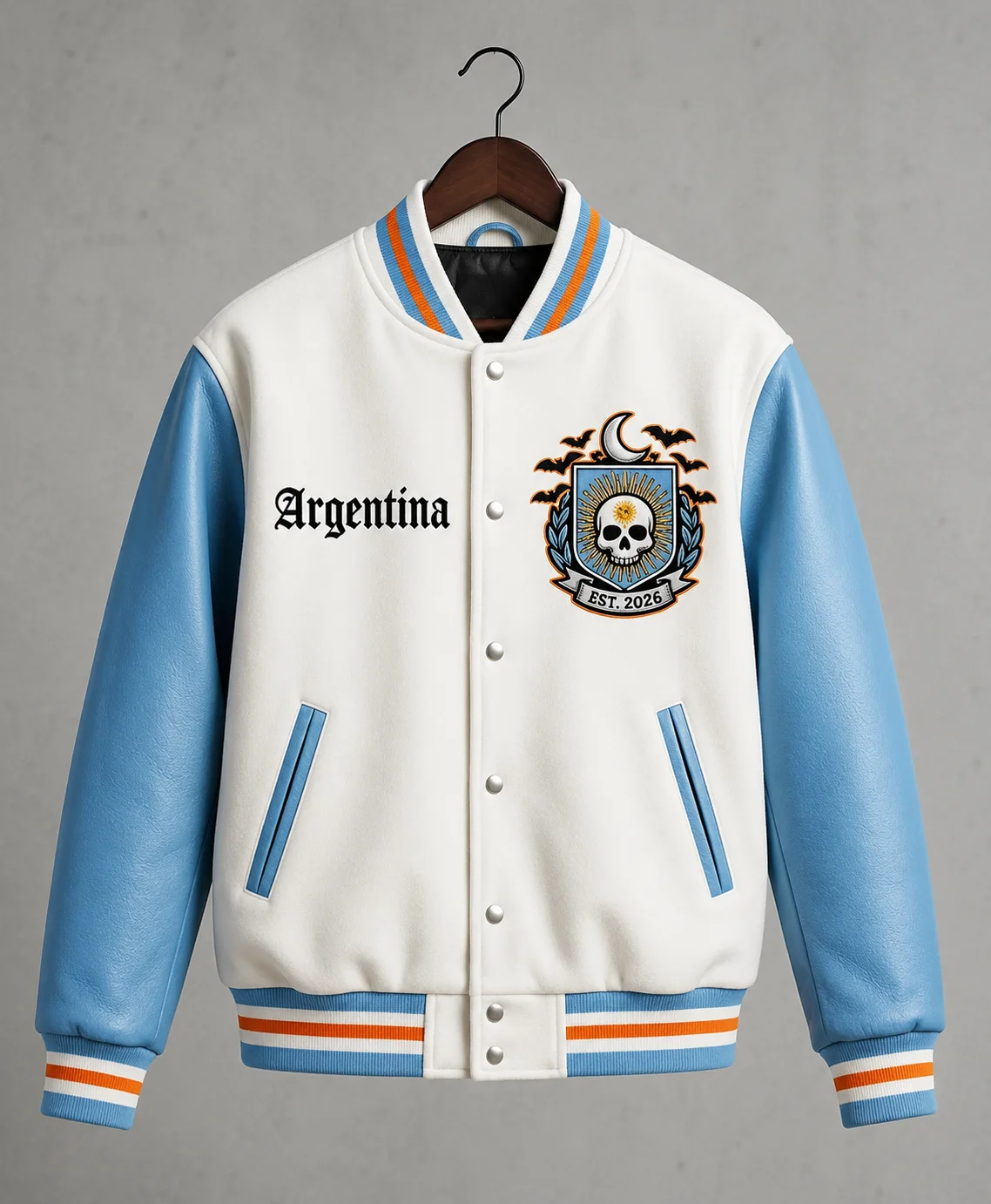 Argentina Halloween Varsity Jacket