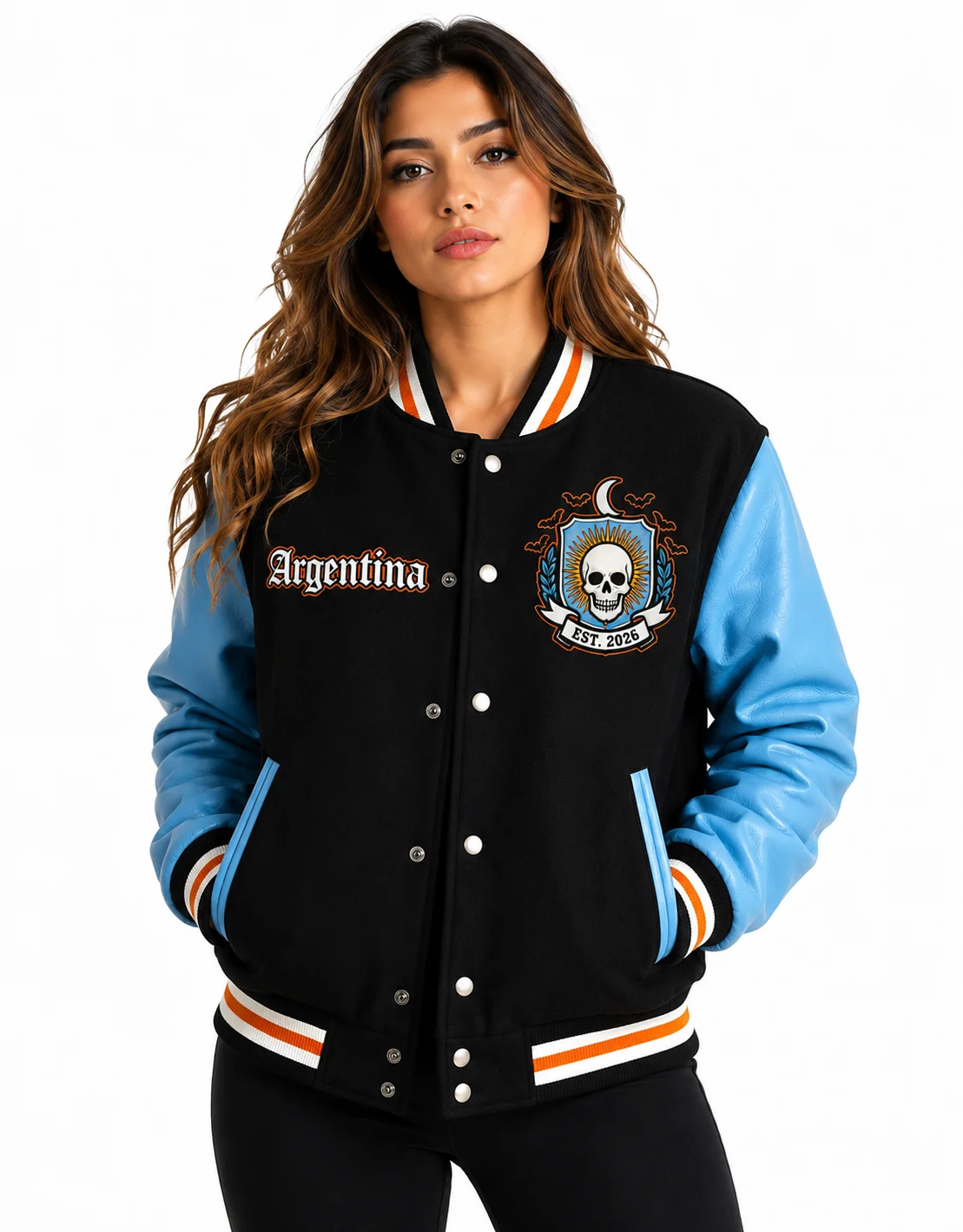 Argentina Halloween Varsity Jacket